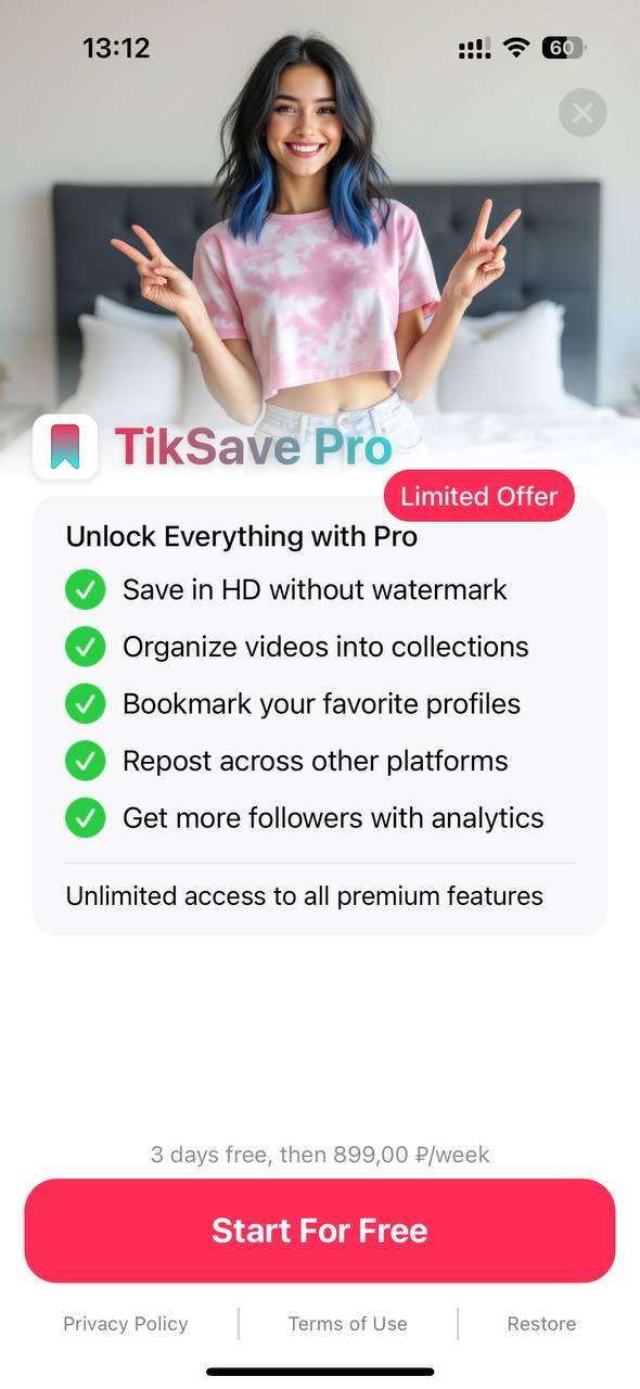 Топ приложений для сохранения видео из Тиктока image preview